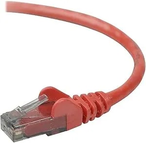 Belkin Snagless cat6 Patch Cable * rj45m/rj45m; 25 Red (a3l980b25-Red-S)
