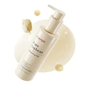 Manyo Pure Soybean Cleansing Milk, Hydrating Facial Milky Cleanser For Skin Barrier Repair, Hydrating Skincare With Hyaluronic Acid For Dry, Sensitive Skin, 6.76 Fl Oz (200ml)