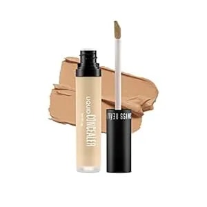 Swiss Beauty Liquid Light Weight Concealer With Full Coverage - Easily Blendable Concealer For Face Makeup With Matte Finish - Shade- Medium - Beige, 6g
