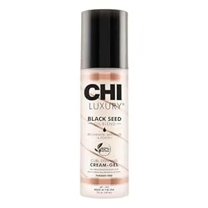 Chi Luxury Black Seed Oil Curl Defining Cream Gel, Defines Curl, Controls Frizz & Strengthens Hair For Shine, Sulfate, Paraben & Gluten-Free, 5 Oz