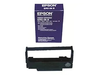 Epson ERC-38B-CASE Black Ink Ribbon For Use In TM-U220, TM-U210, TM-U230, TM-U325, TM-U375, TM-U300, TM-U200 (Pack Of 10)