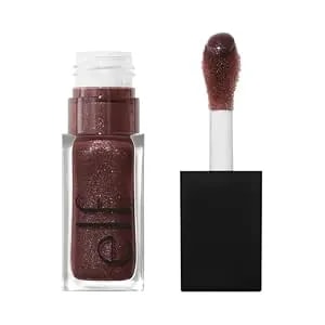 E.L.F. Glow Reviver Plumping Lip Oil, Espresso Tonic - Tinted Lip Plumper For A High-Shine, Plump Finish, Infused With Jojoba Oil, Vegan & Cruelty-Free
