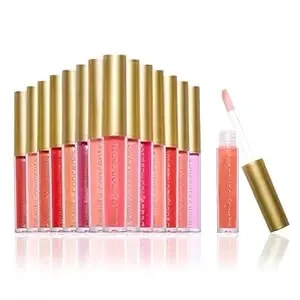 Beauty Concepts Lip Gloss Collection – Shimmering, Glossy Lip Makeup Set For A Radiant Finish, Glitter Floral