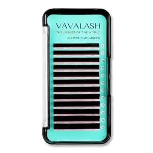 Ellipse Eyelash Extensions 0.15mm Cc Curl 9mm Flat Eyelash Extension Supplies Light Lashes Matte Individual Eyelashes Salon Use Black Lashes Extensions(Cc-0.15-9mm)