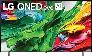Lg 86-Inch Class Qned Ai 4k qned85a Series Smart Tv W/Ai Picture, Ai Sound, hdr10, Ai Super Upscaling 4k, Filmmaker Mode, Wow Orchestra, Alexa Built-In (86qned85aua, 2025)