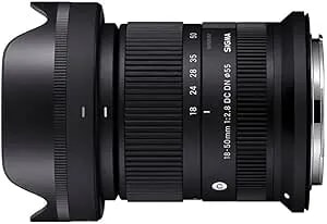 Sigma 18-50mm F2.8 DC DN Contemporary Lens For Canon RF Mount Mirrorless Cameras
