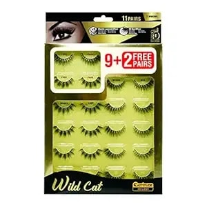 Cattitude 3d Lashes Mega Pack (Wild Cat - 11 Pairs)