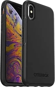 Otterbox Iphone Xs & Iphone X (Only) - Symmetry Series Case - Black - Ultra-Sleek - Wireless Charging Compatible - Raised Edges Protect Camera & Screen - Non-Retail Packaging