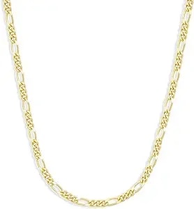Amazon Essentials 5mm Plated Figaro Chain For Men Or Women