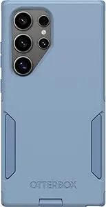 Otterbox Samsung Galaxy s24 Ultra Commuter Series Case - Crisp Denim (Blue), Slim & Tough, Pocket-Friendly, With Port Protection