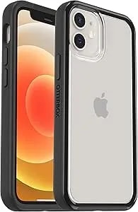 Otterbox - Clear Iphone 12 Mini Case (Only) - Scratch-Resistant Protective Phone Case, Sleek & Pocket-Friendly Profile (Black Crystal)