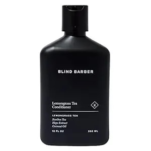 Blind Barber Lemongrass Tea Conditioner - Daily Sulfate-Free Conditioner For Men - Adds Body & Shine, Prevents Tangling - Revitalizing Lemongrass Scent - Paraben & Cruelty-Free (12oz / 350ml)