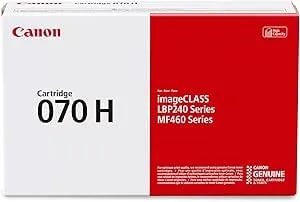 Canon Genuine 070 Black Toner Cartridge High Capacity Compatible With mf465dw, mf462dw, lbp247dw, lbp246dw