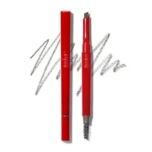 Espoir The Brow Easy Shaping Pencil #3 Neutral Brown - Elaborately Designed Leaf-Shaped Eyebrow, Quick And Easy To Draw Fine Lines, Long-Lasting Sharp Tip & Natural Color Shades, Korean Makeup