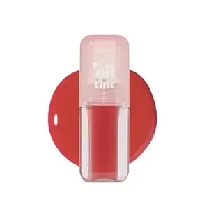 Etude Dear Darling Oil Tint #8 Red Candy (0.14 Fl.Oz) - High Moisturizing And Strong Hydrating Lip Oil/Lip Gloss - Smooth And Moist Lips - Non-Sticky Lip Oil Tint For Dry Lips - Korean Makeup