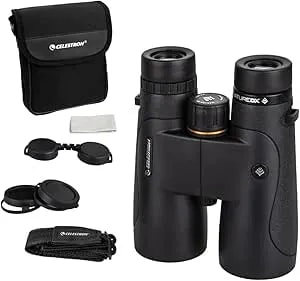 Celestron - Nature Dx 10x50 Binoculars – Ideal For Birding And Outdoors – 50mm Objective Lenses – 5.8° Field Of View – Bak-4 Prisms – Fully Multi-Coated – Waterproof And Fogproof