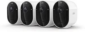 Arlo Pro Security Camera 2k Hdr (6th Gen, 2025 Release) - Wireless Outdoor Camera, Rechargeable Removeable Battery, Emergency Response, 1-Month Trial Of Secure Plan, 4 Cam, White, Motion Alert