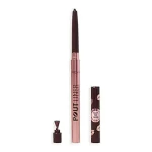 Revolution Beauty London, Pout Bomb Plumping Lip Liner, Long-Lasting Lip Shaper With Hyaluronic Acid & Vitamin E, Vegan & Cruelty-Free, Espresso Cool Nude & Brown