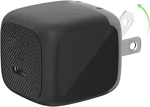 Belkin Usb C Charger Block Fast Charging 45w - pd3.1 Pps Super Fast Charging - Samsung Galaxy s25-s26, Iphone 17, Air, Pro, Pro Max, Airpods, Apple Watch, Google Pixel 10, Nintendo Switch, Etc - Black