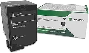 Lexmark Black Return Program Toner Cartridge For Us Government, 3000 Yield (74c00kg)