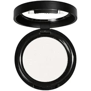 Is'Mine Ismine Single Eyeshadow Powder Palette Shimmer Pearl White, High Pigment, Longwear Single White Eye Makeup For Day & Night (#01)