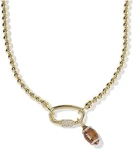 Kendra Scott Women Football Metal Strand Necklace