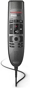 Philips Speechmike Premium Touch Dictation USB Microphone, Push-Button