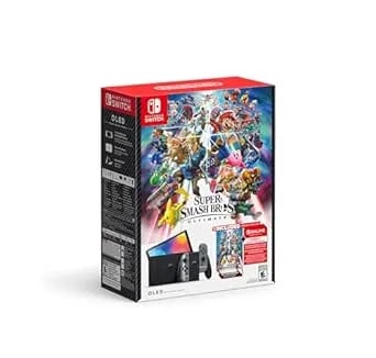 Nintendo Switch™ - Oled Model: Super Smash Bros.™ Ultimate Bundle (Full Game Download + 3 Mo. Nintendo Switch Online Membership Included)