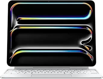 Apple Ipad Magic Keyboard Case For Ipad Pro 13-Inch (m4 And m5), Great Typing Experience, Built-In Trackpad, Function Row, Us English - White
