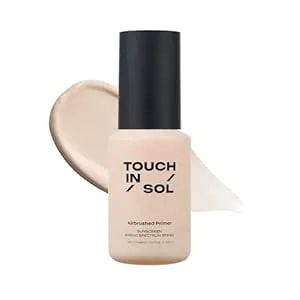 Touch In Sol Airbrushed Primer Spf 40 – Hybrid Makeup Primer With Sun Protection, Hydrating Cooling Sunscreen, Smooth Blurring Makeup Base, Korean Makeup (1.01 Fl Oz)