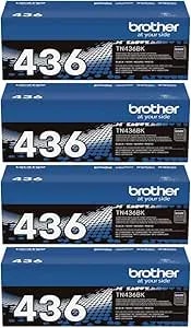 Brother tn436bk Black Toner Super High Yield (6,500 Yield)