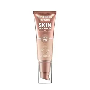 Covergirl Trublend Skin Enhancer, Opal Glow, Luminizer, Glowy Finish, Flexible Coverage, Clean & Vegan, Water-Based Formula, For All Skin Tones, 0.81oz
