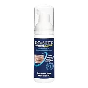 Ocusoft Original Foaming Eyelid Cleanser - Mild Instant Foam To Remove Oil, Dust, Pollen & Makeup - 1.68 Fl Oz