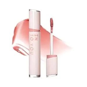 Into You Glow Lip Tint, Plumping Lip Gloss, Nourishing Hydrating Moisturizing Lip Oil, Non-Sticky, Long-Lasting, Waterproof, High Shine Liquid Lipstick, Stay 8 Hour, For Women Makeup, gw01