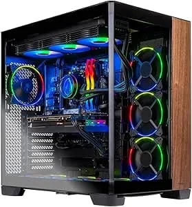 Skytech Gaming Prism 4 Desktop Pc, Ryzen 9 9950x3d 4.3 Ghz (5.7ghz), Nvidia Rtx 5080 16gb, x870 Board, 4tb gen4 Nvme Ssd, 64gb ddr5 Ram 6000 Rgb, 1000w Gold Atx 3 Psu, 360mm Argb Aio, Wi-Fi, Win 11