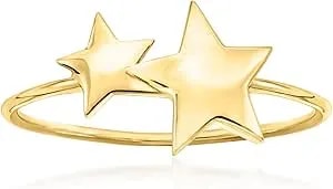 Ross-Simons 14kt Yellow Gold Star Ring