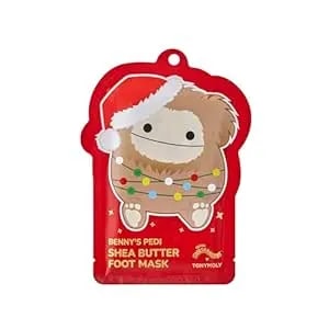 Tonymoly X Squishmallows Benny Pedi Foot Mask – Limited Edition Holiday Hydrating Foot Treatment With Shea Butter – Moisturizing Korean Foot Mask To Soothe & Restore Dry, Cracked Heels