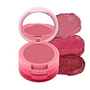 Renee Glam Stack 3-In-1 Lip & Cheek Tint - 4.5g - 3 Shades In 1, Rich Creamy Natural Seamless Finish, Smooth & Blendable Formula - Travel Friendly, Quick & Easy To Use (Pink, 4.5 Grams)