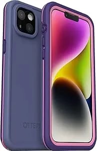 Otterbox Fre Case For Iphone 14 Plus For Magsafe, Waterproof (ip68), Shockproof, Dirtproof, Sleek And Slim Protective Case With Built In Screen Protector, x5 Tested To Military Standard, Purple