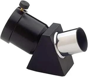 Celestron 94112-A Erect Image Diagonal Prism For Refractor And Schmidt Cassegrain Telescopes, Black