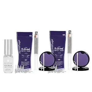 Dermaflage Scar Covering Essentials - Light Tan & Medium Scar Filler Kits + Extended Wear Primer - Waterproof Silicone Concealer For Scar Smoothing
