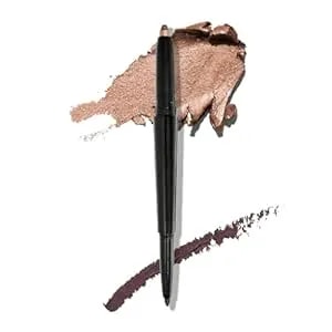 Laura Geller New York Swipe-N-Line Dual-Ended Eyeshadow + Eyeliner - Natural (Toasted-Brown/Rich Chestnut) - Cream Eyeshadow & Smooth Glide Eyeliner - Waterproof & Crease-Free Color