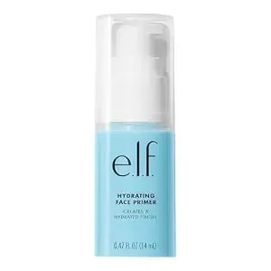 E.L.F. Hydrating Face Primer, Moisturizing Makeup Base, Smooths Pores & Fine Lines, Long-Lasting Wear, Preps Skin For Foundation Application, Small