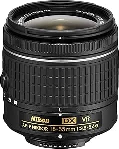 Nikon 18-55mm F/3.5-5.6G VR AF-P DX Zoom-Nikkor Lens - (Renewed)