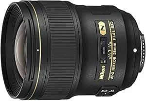 Nikon Af-S Nikkor 28mm F/1.4e Ed F/1.4-16 Fixed Zoom Camera Lens, Black
