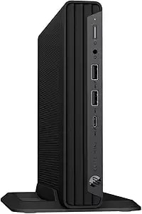 Hp Elite Mini 800 Mff Desktop Computer For Business, Intel Core i9-14900, With 16gb ddr5 Ram, 1tb Pcie Ssd, 2 Displayport, Wifi 6, Rj-45, Wired Keyboard & Mouse & Stand, Windows 11 Pro, Carbon Black