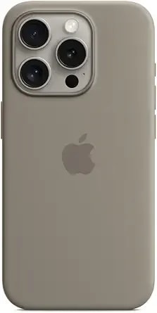 Apple Iphone 15 Pro Silicone Case With Magsafe - Clay