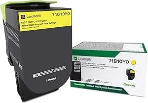 Lexmark 71b10y0 cs317dn cx317dn cs417dn cx417de cs517de cx517de Yellow Return Program Cartridge Toner