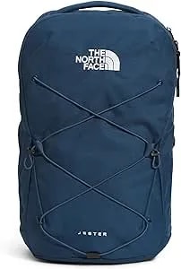 The North Face Jester Everyday Laptop Backpack - Commuter Daypack, Water Repellent, Laptop Sleeve, Shady Blue/TNF White-NPF, One Size