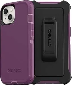 Otterbox Defender Series Screenless Edition Case For Iphone 13 (Only) - Holster Clip Included - Non-Retail Packaging - Happy Purple